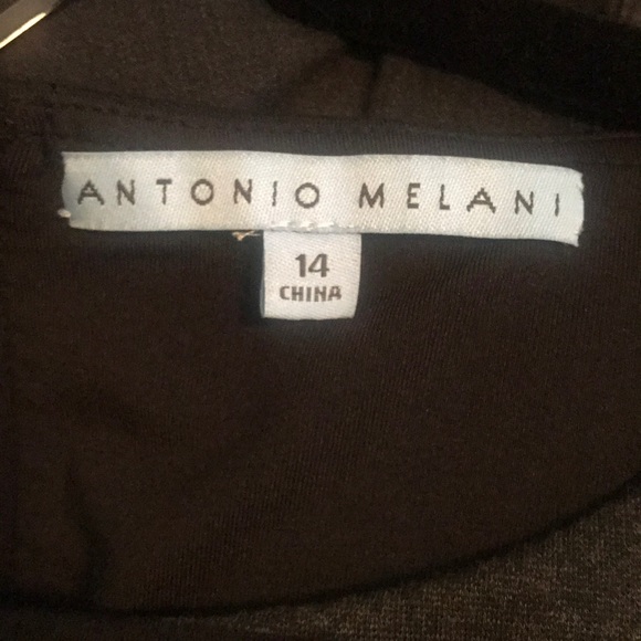 Antonio Melani black and dark gray dress new - Picture 4 of 5